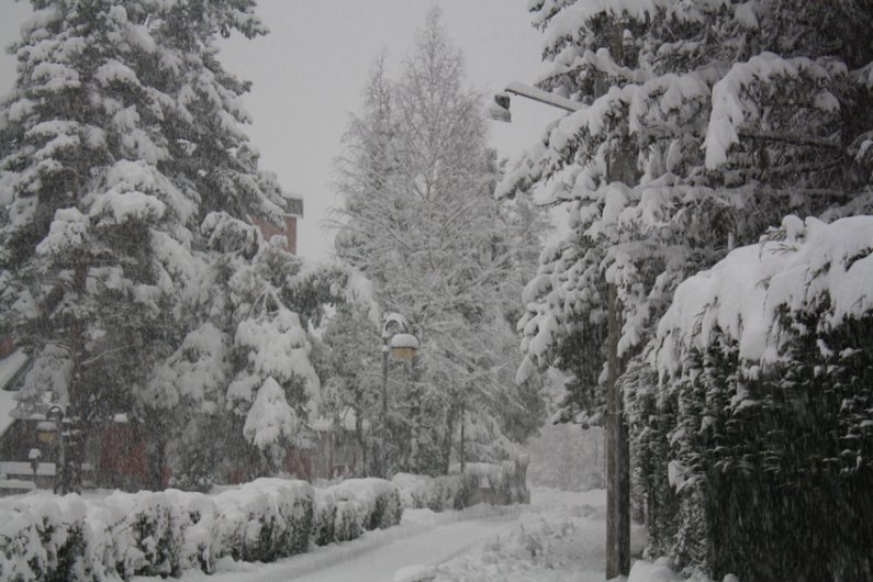 Bardonecchia, nevicata del 16 gennaio 2015