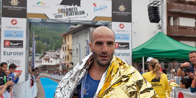 Dolomiti Triathlon 2014 - Il vincitore, Bruno Pasqualin