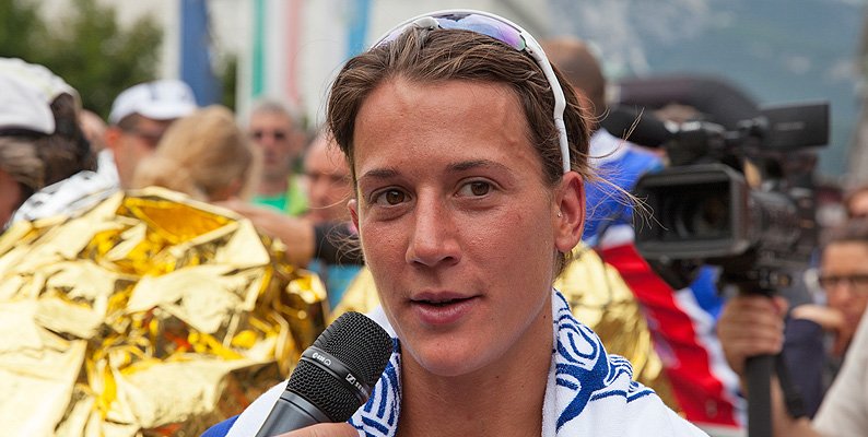Dolomiti Triathlon 2014 - La vincitrice, Chiara Ingletto