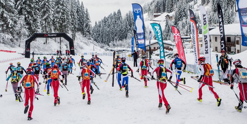La partenza della Pitturina Ski Race 2013