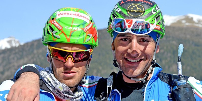 Matteo Eydallin e Damiano Lenzi vincitori dell' Adamello Ski Raid 2015- Foto Piazzi-Modica