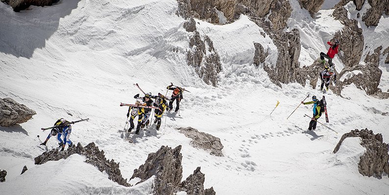 Misurina Ski Raid 2013- passaggio in quota