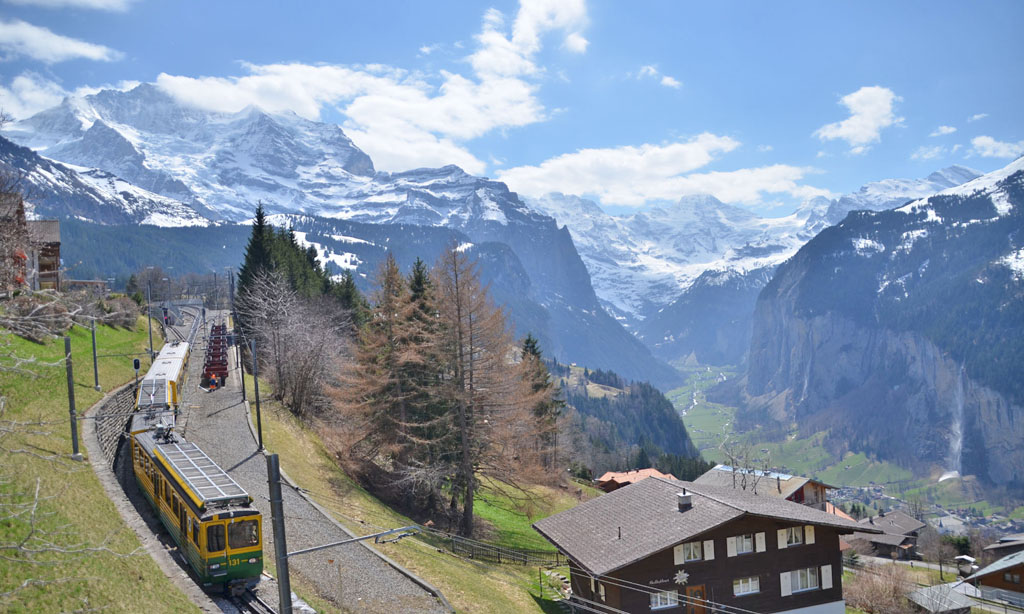 Wengen, la ferrovia della Jungfrau