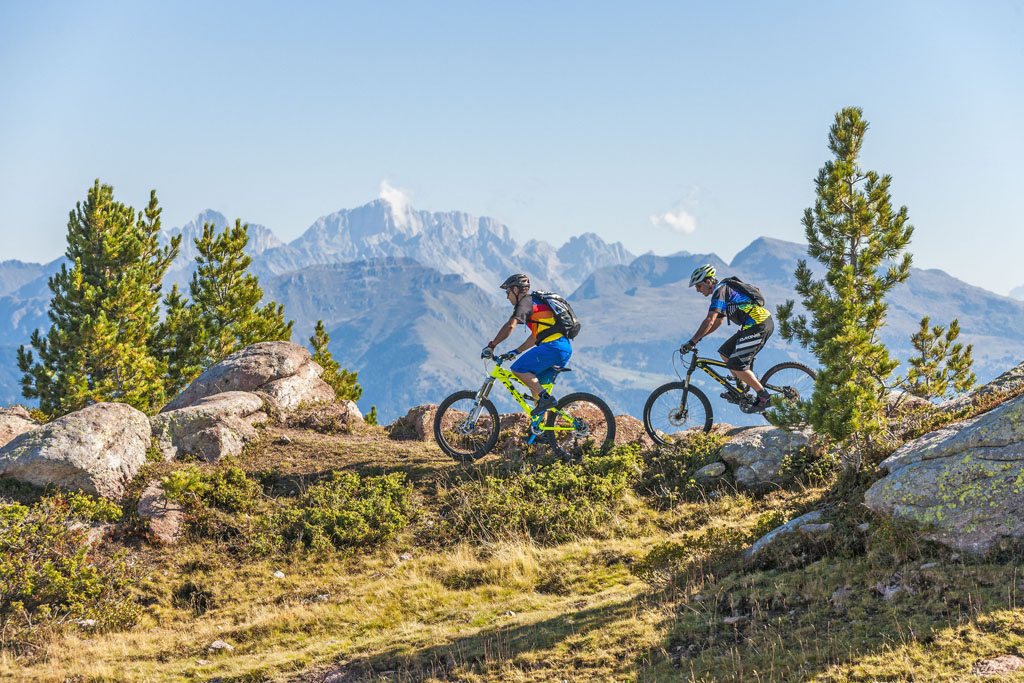 Mountain bike in Val di Fiemme