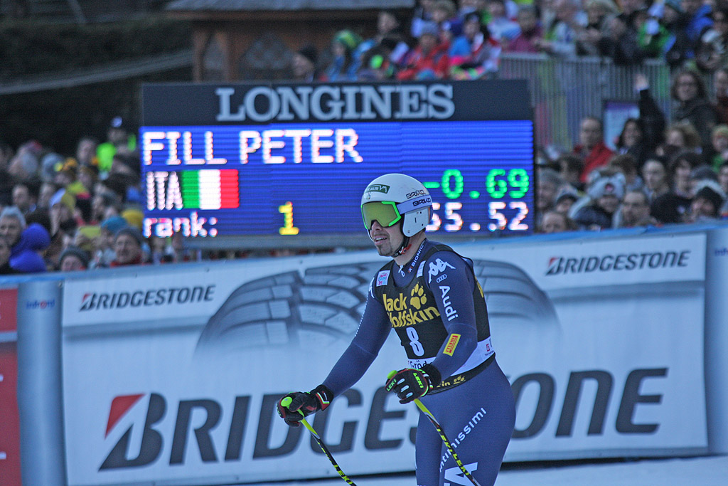 Peter Fill sul podio in Val d’Isere