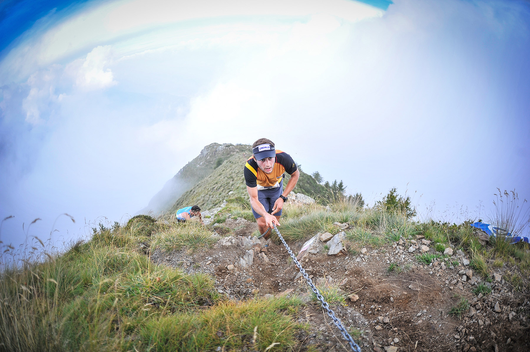 Michele Boscacci durante la Rosetta Sky Race 2016