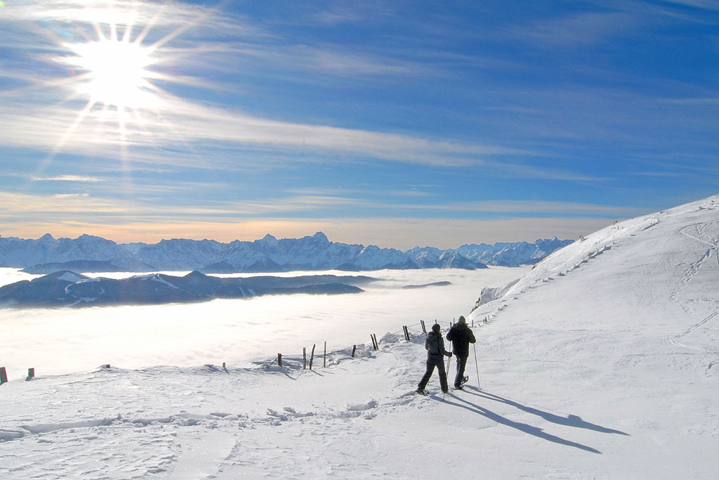 Con le ciaspole sull'Alpe Gerlitzen a Villach