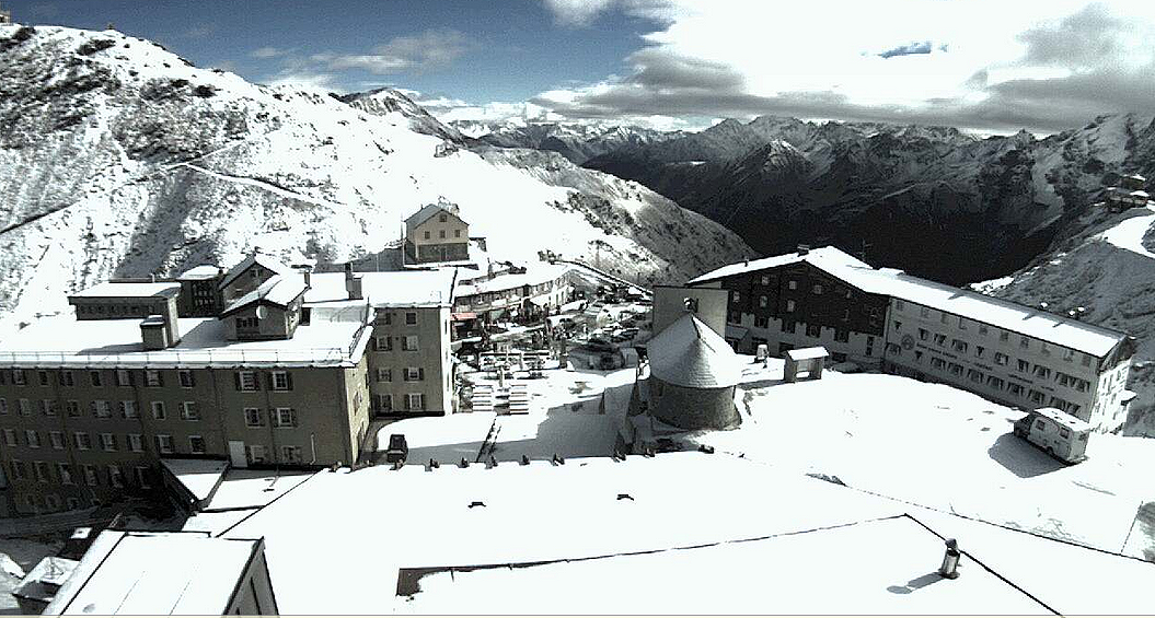 Passo dello Stelvio webcam - 03 ottobre 2016 - www.passostelvio.com