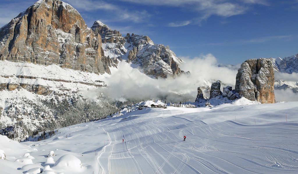 Pista da sci di Cortina