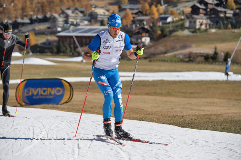 Federica Pellegrini lancia lo sci di fondo a Livigno