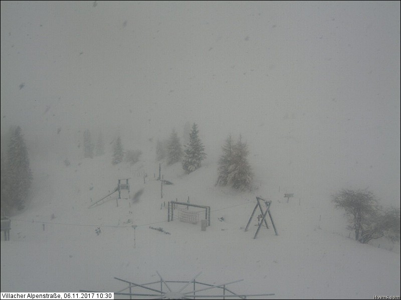 Neve in montagna - Webcam Villach Carinzia (AUT)