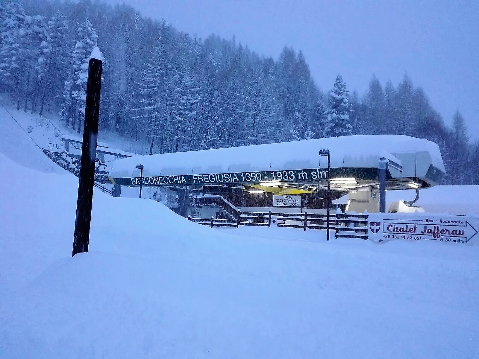 Grande nevicata a Bardonecchia - 11 dicembre 2017