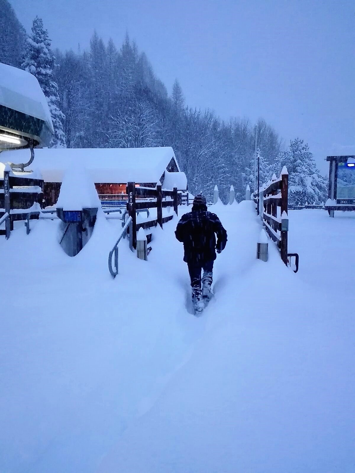 Grande nevicata a Bardonecchia - 11 dicembre 2017