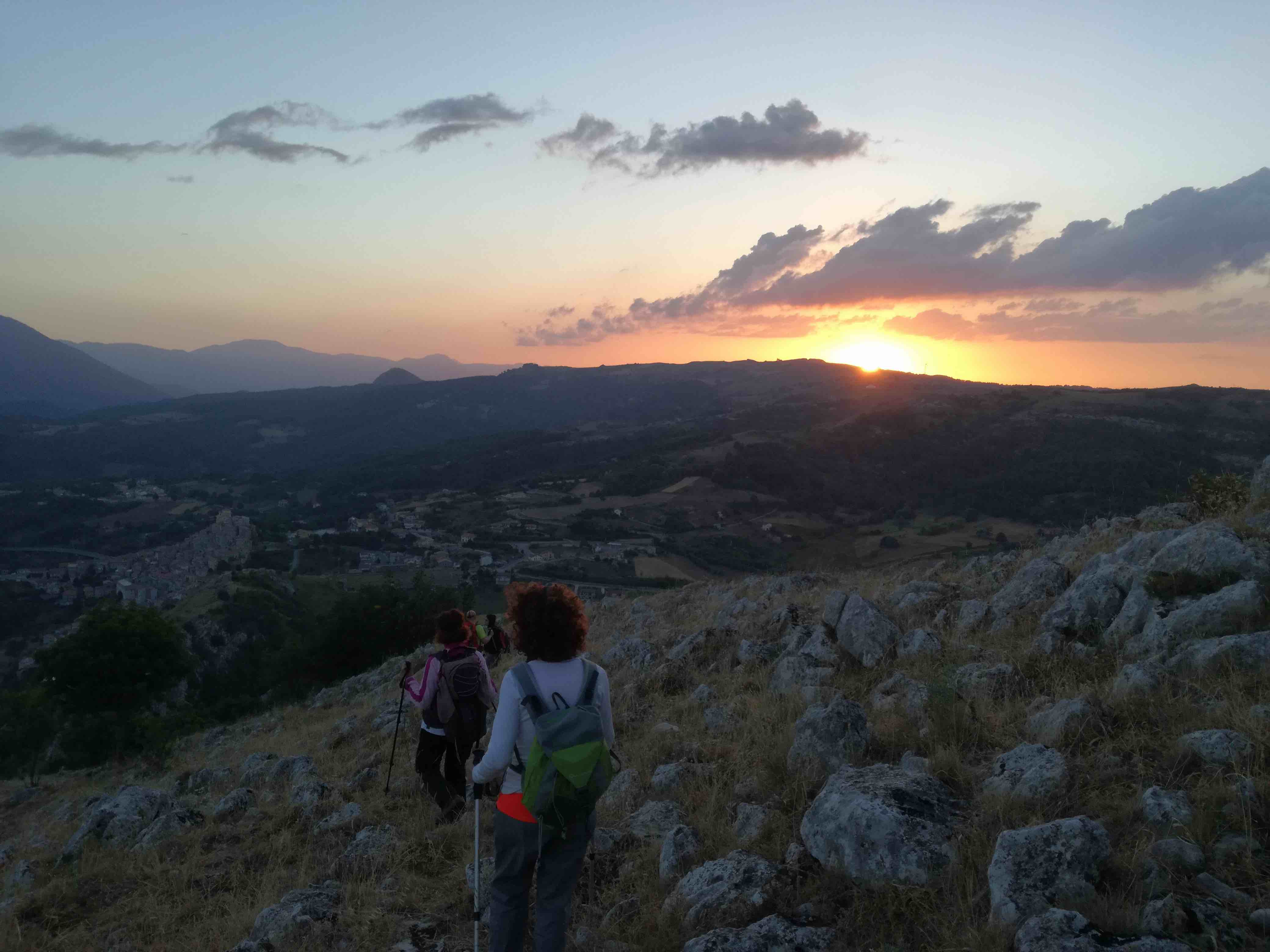 Trekking crepuscolare sull' Appennino Lucano