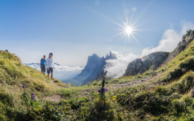 Camminare in Val Gardena lungo il trekking della Corona