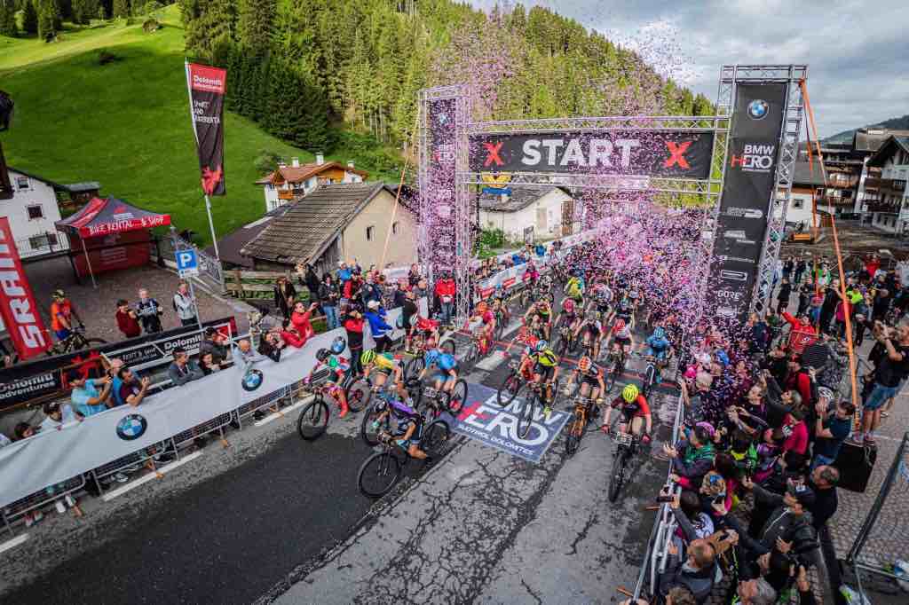 Hero Dolomites 2019 la partenza