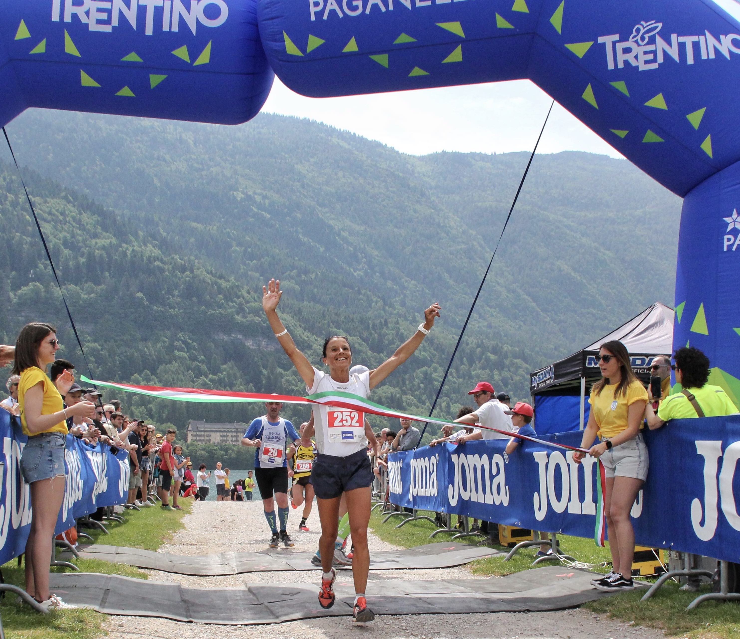 Arrivo Simonetta Menestreina Molveno Lake Running 2019