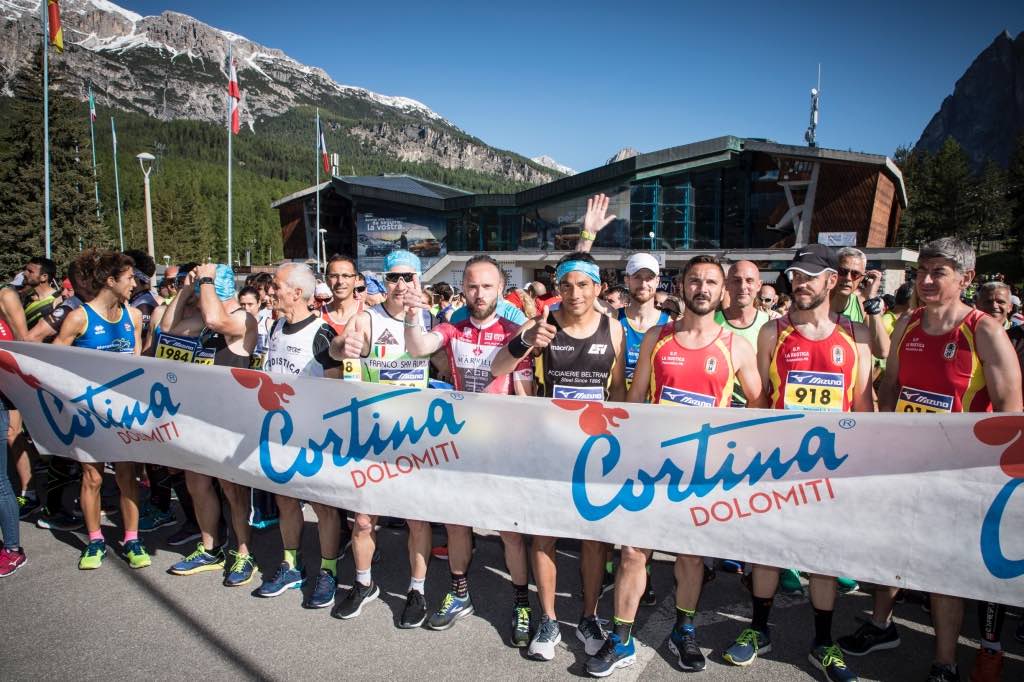 partenza Cortina Dobbiaco Run 2019