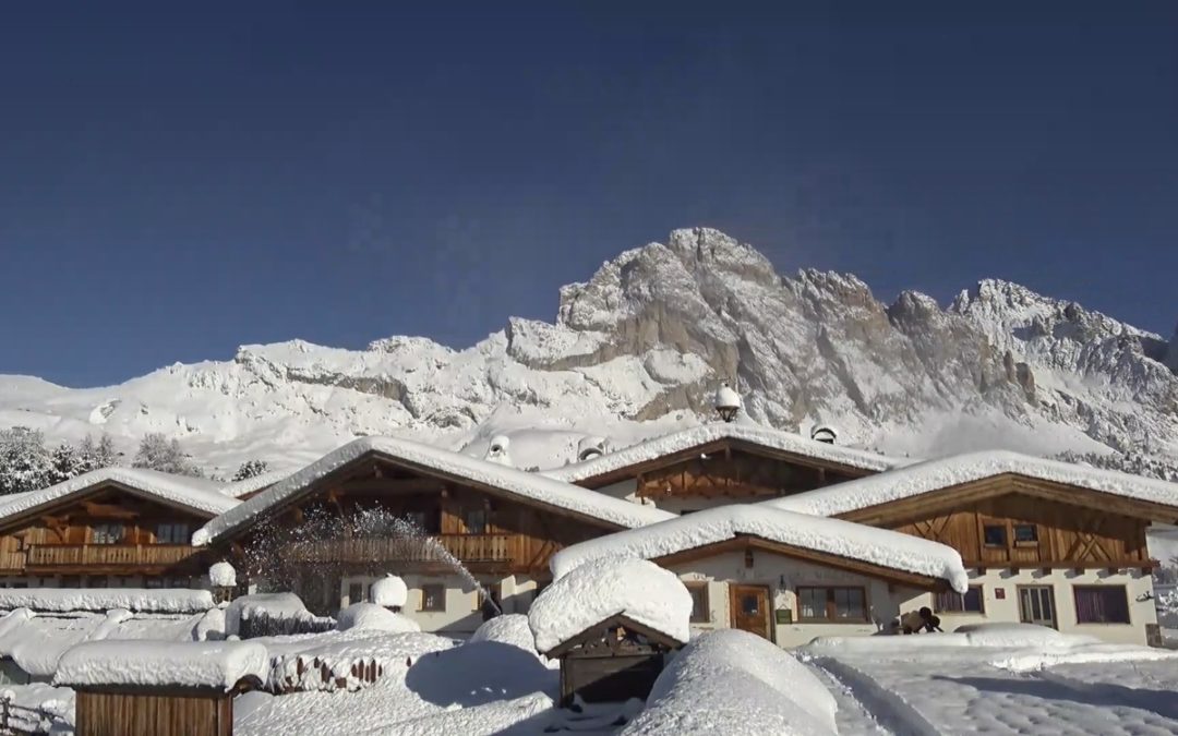 Val Gardena: fotografie neve del 18 novembre 2019