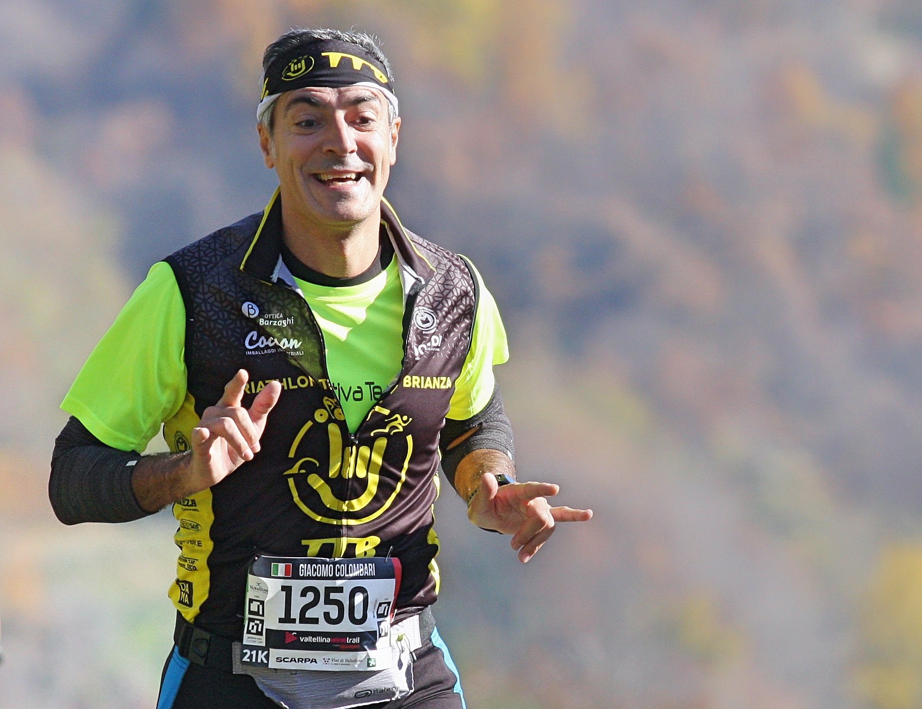 runner felice Valtellina Wine Trail 2021