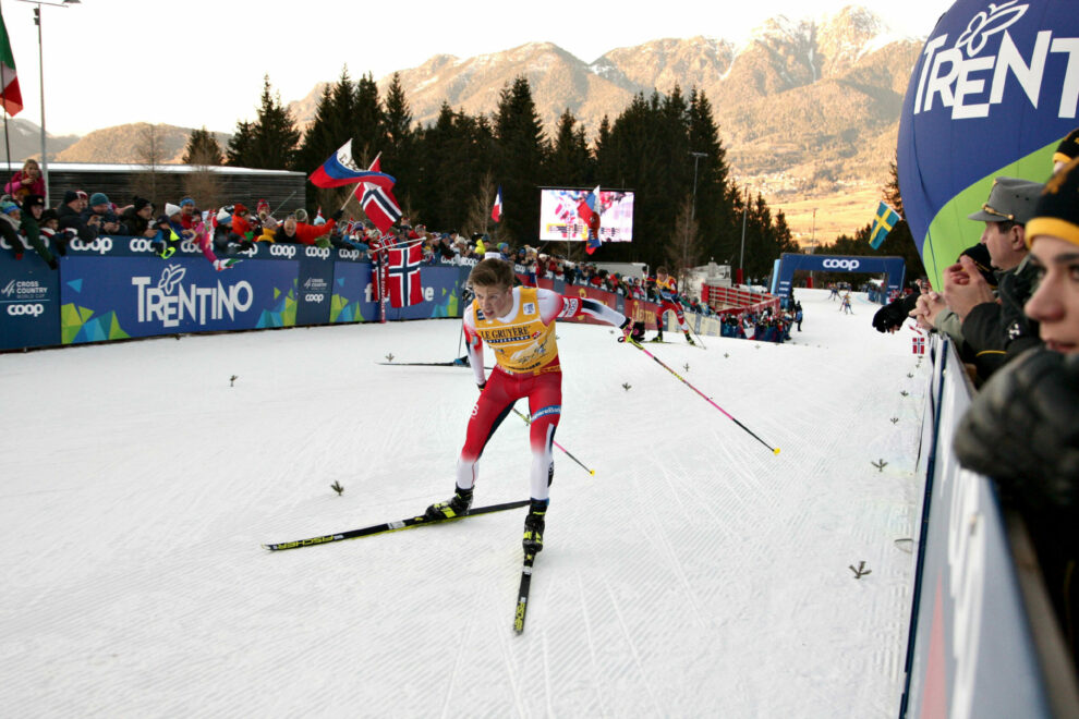 Klaebo_Arrivo_tour_de_ski_fiemme