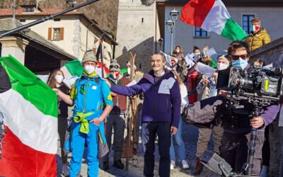 Il Presidente Attilio Fontana saluta i Giochi Invernali di Pechino da Bormio