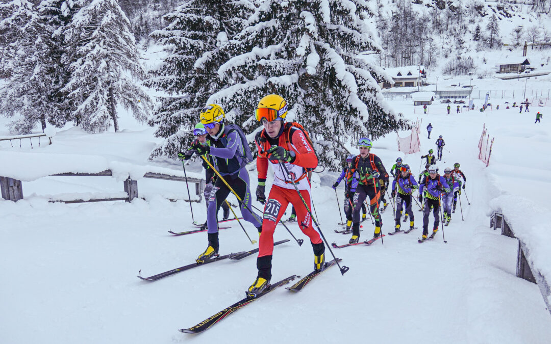 Campionati Italiani under 23 e giovani skialp 2022 sul ghiacciaio Presena 