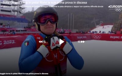 Pechino 2022: Video Sofia Goggia scia nella prima prova – Intervista