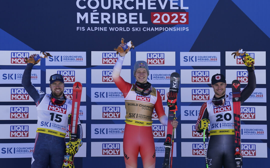 Classifica discesa libera maschile Mondiali Courchevel Meribel 2023: Marco Odermatt iridato
