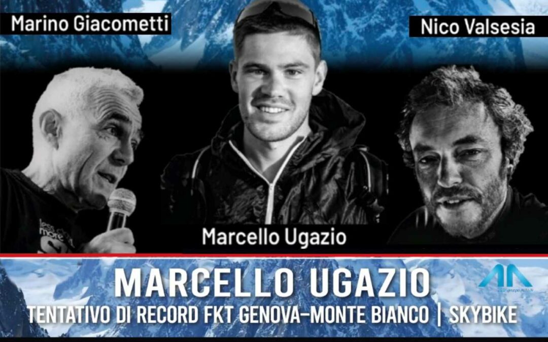 Record SkyBike Genova Monte Bianco: serata con Marcello Ugazio