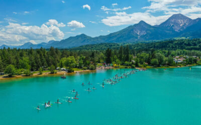 SUP sui laghi di Villach: lo Stand Up Paddle conquista le Alpi
