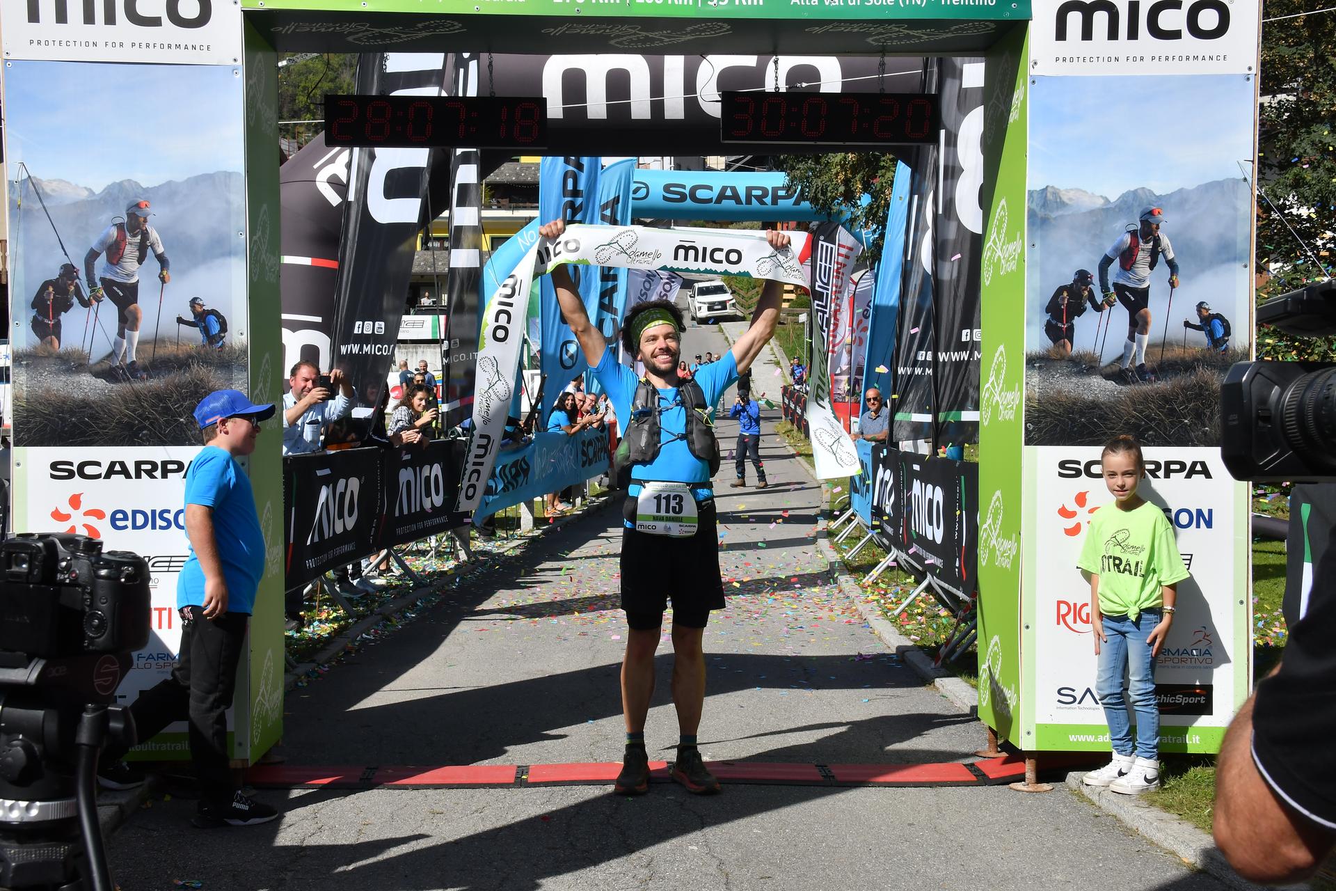 Daniele Nava vince Adamello Ultra Trail 2023