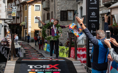 Florence Golay-Geymond, vincitrice del TOR450 - Tor des Glaciers - Photo credits Alessandro Zambianchi | Zzam Agency