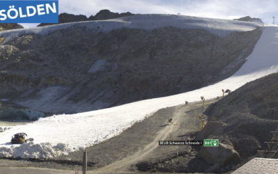 La pista di Sölden è pronta per la Coppa del Mondo di sci alpino