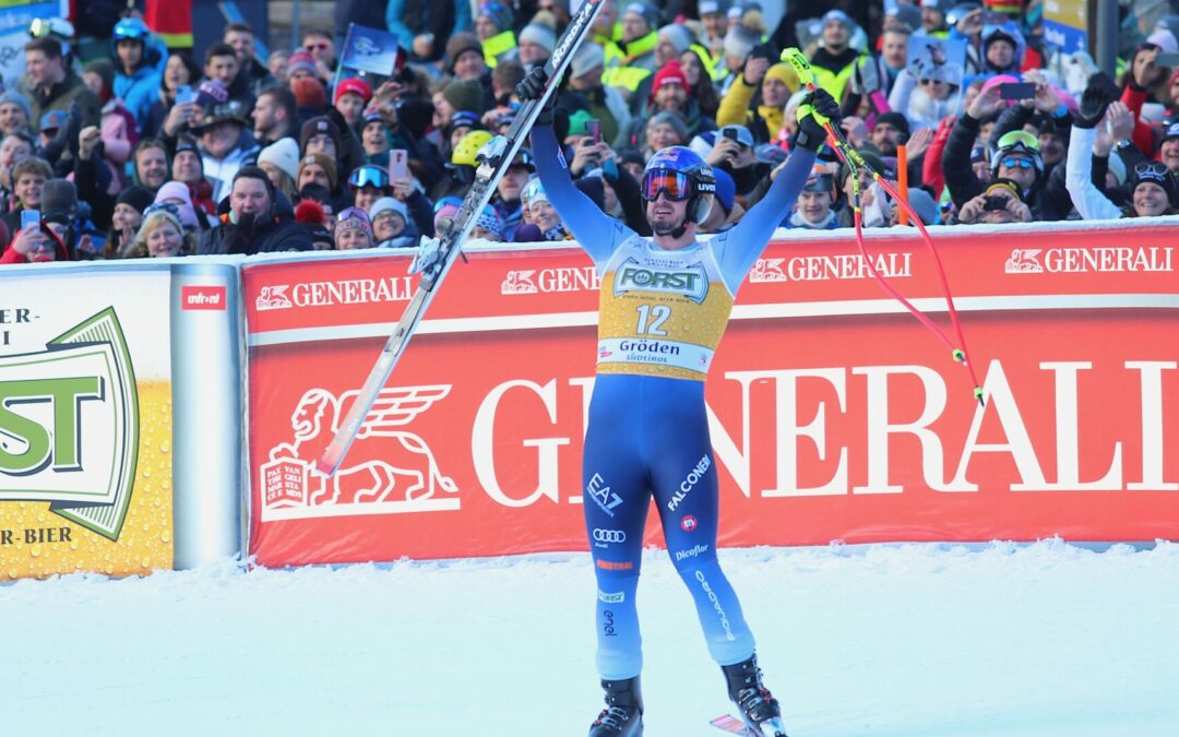 Dominik Paris vince la discesa libera della Val Gardena 2023: intervista