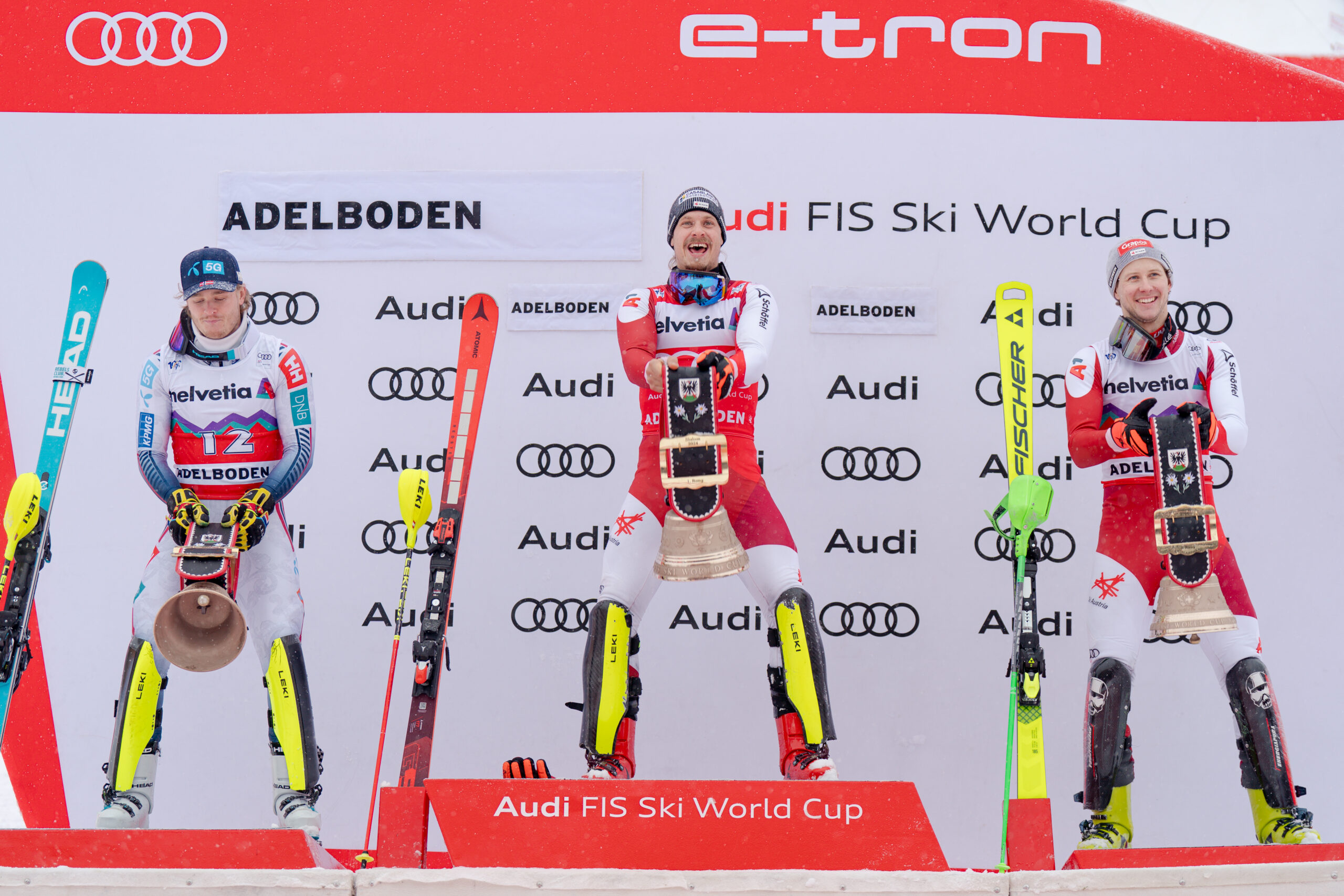 Impressionen vom 2. Lauf des Slalom am Audi Fis Ski Weltcup Adelboden fotografiert am Sonntag, 7. Januar 2024 in Adelboden. (Ski Weltcup Adelboden / Manuel Lopez)