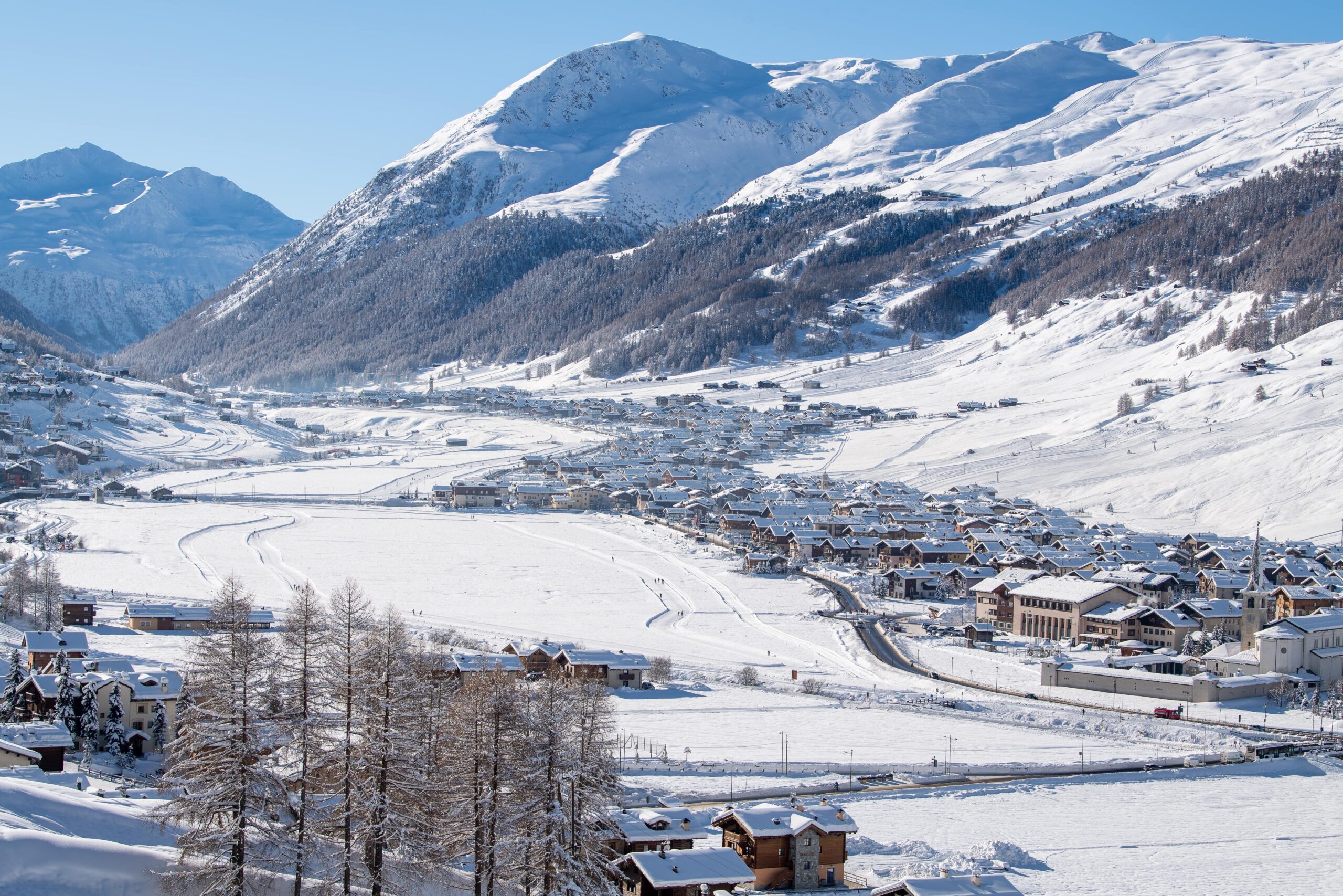 Livigno veduta invernale