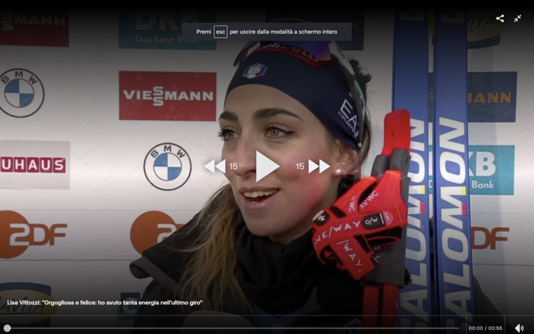 Lisa Vittozzi vince a Ruhpolding