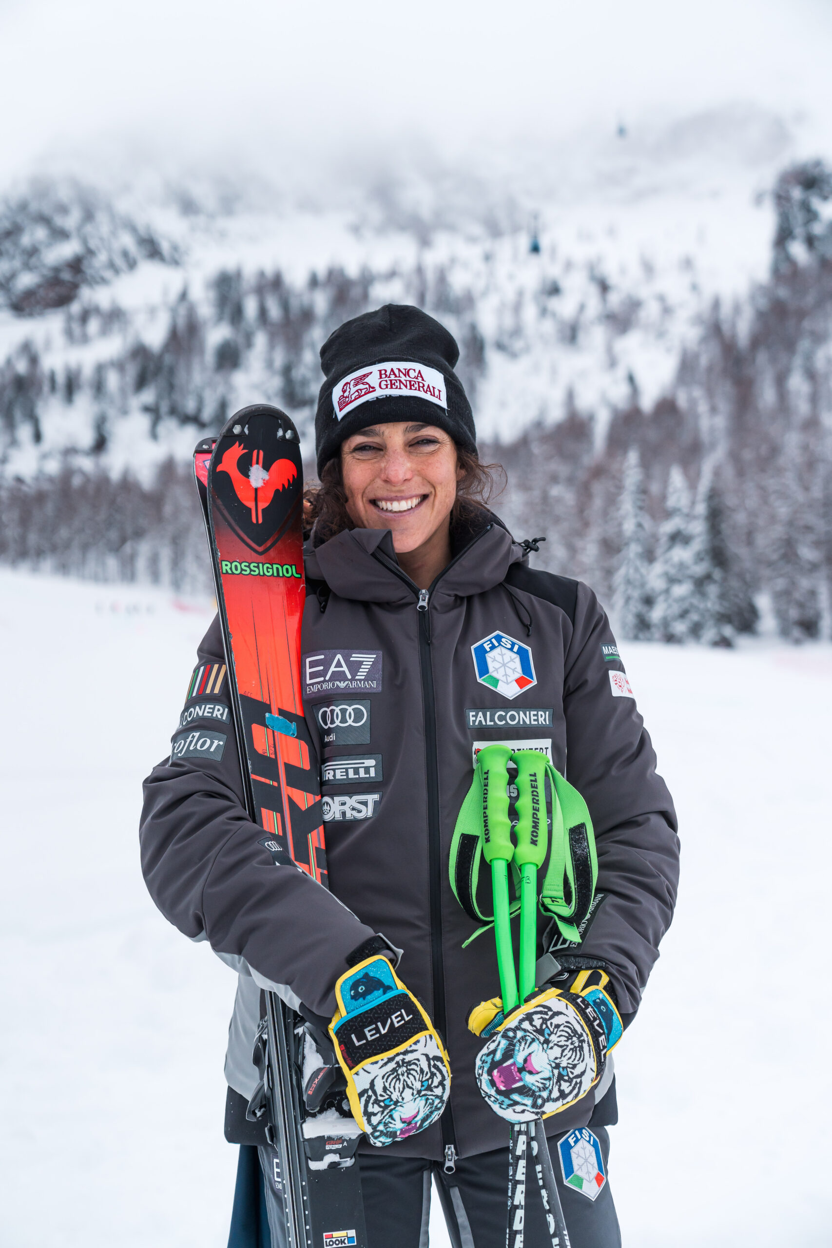 Federica Brignone in Val di Fassa - Foto Mattia Rizzi