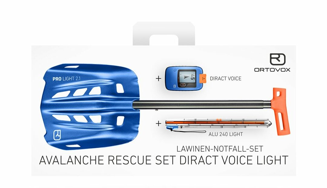 Ortovox Diract Voice Light, kit Artva, pala e sonda