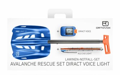 Ortovox Diract Voice Light, kit Artva, pala e sonda