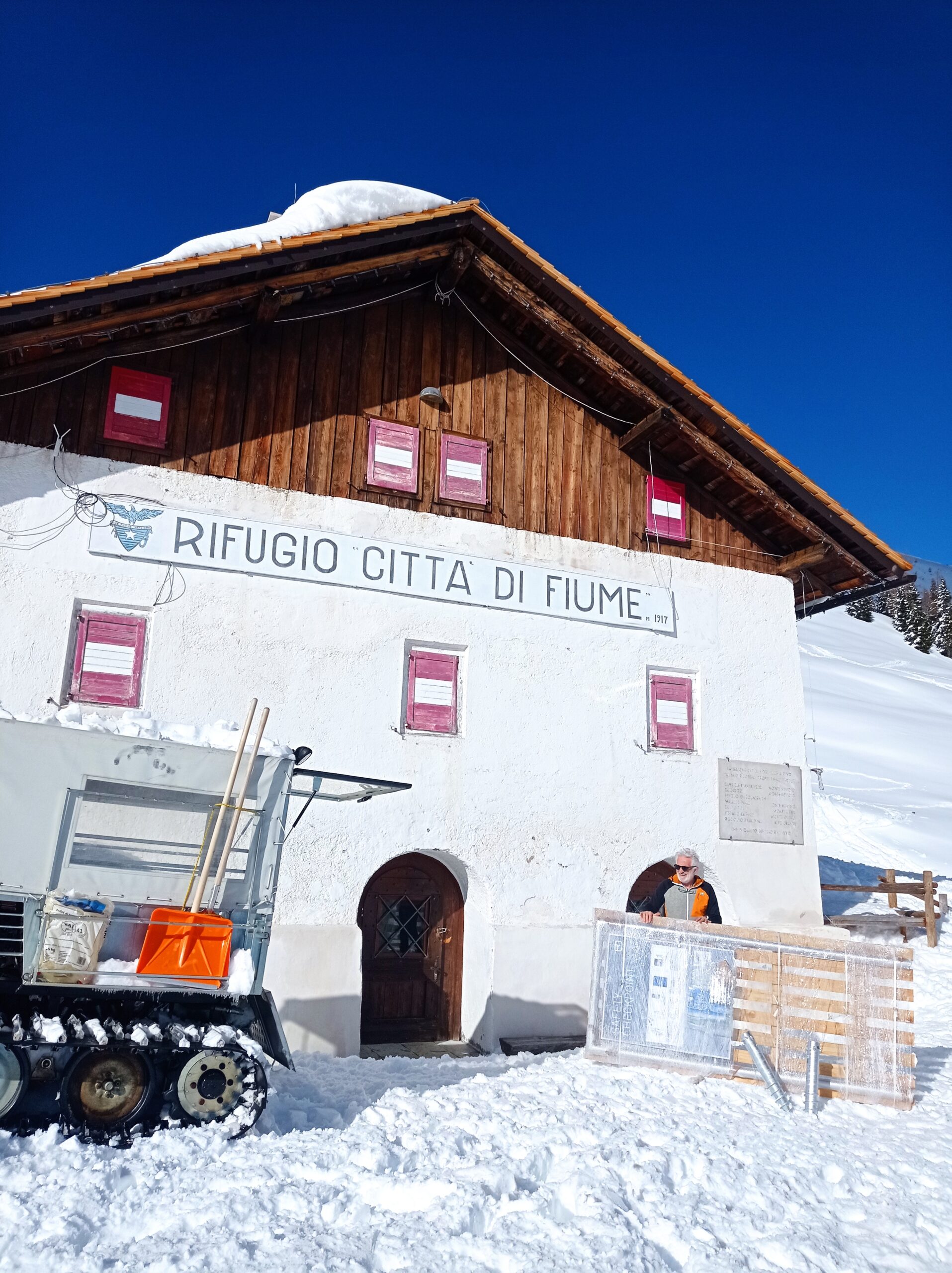 nuovo Ortovox Checkpoint presso il Rifugio Città di Fiume