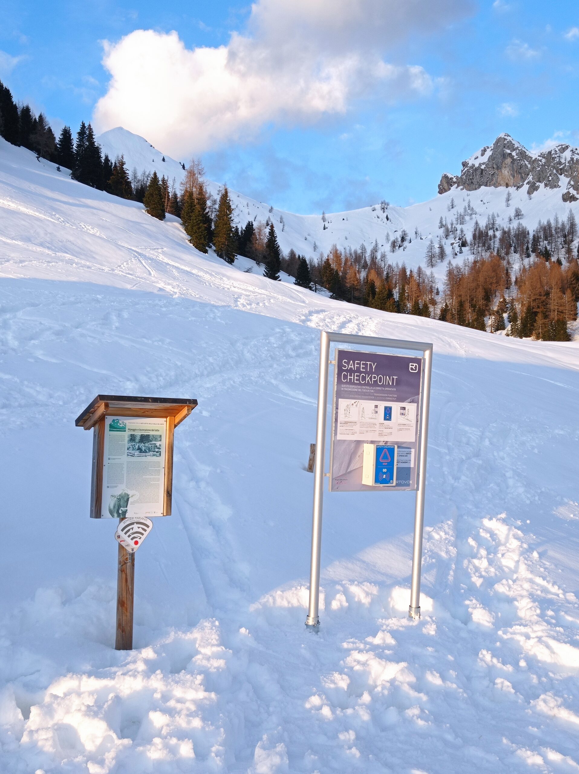 nuovo Ortovox Checkpoint presso il Rifugio Città di Fiume