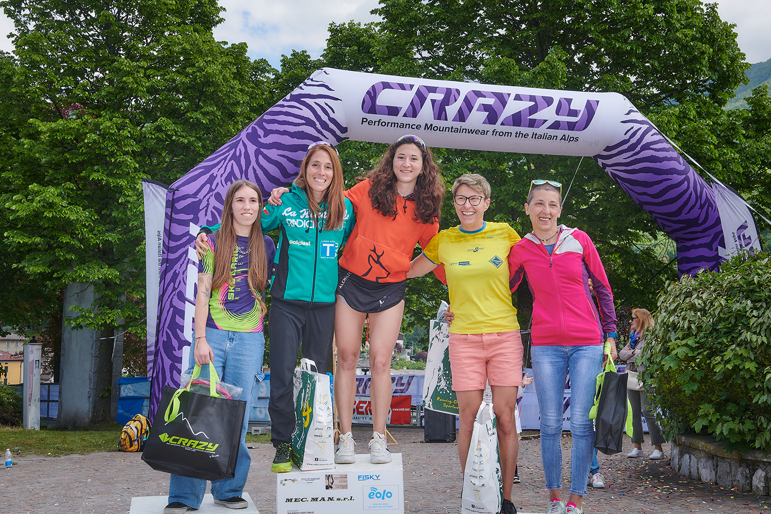 Sprint Race podio femminile Esino Skyrace 2024
