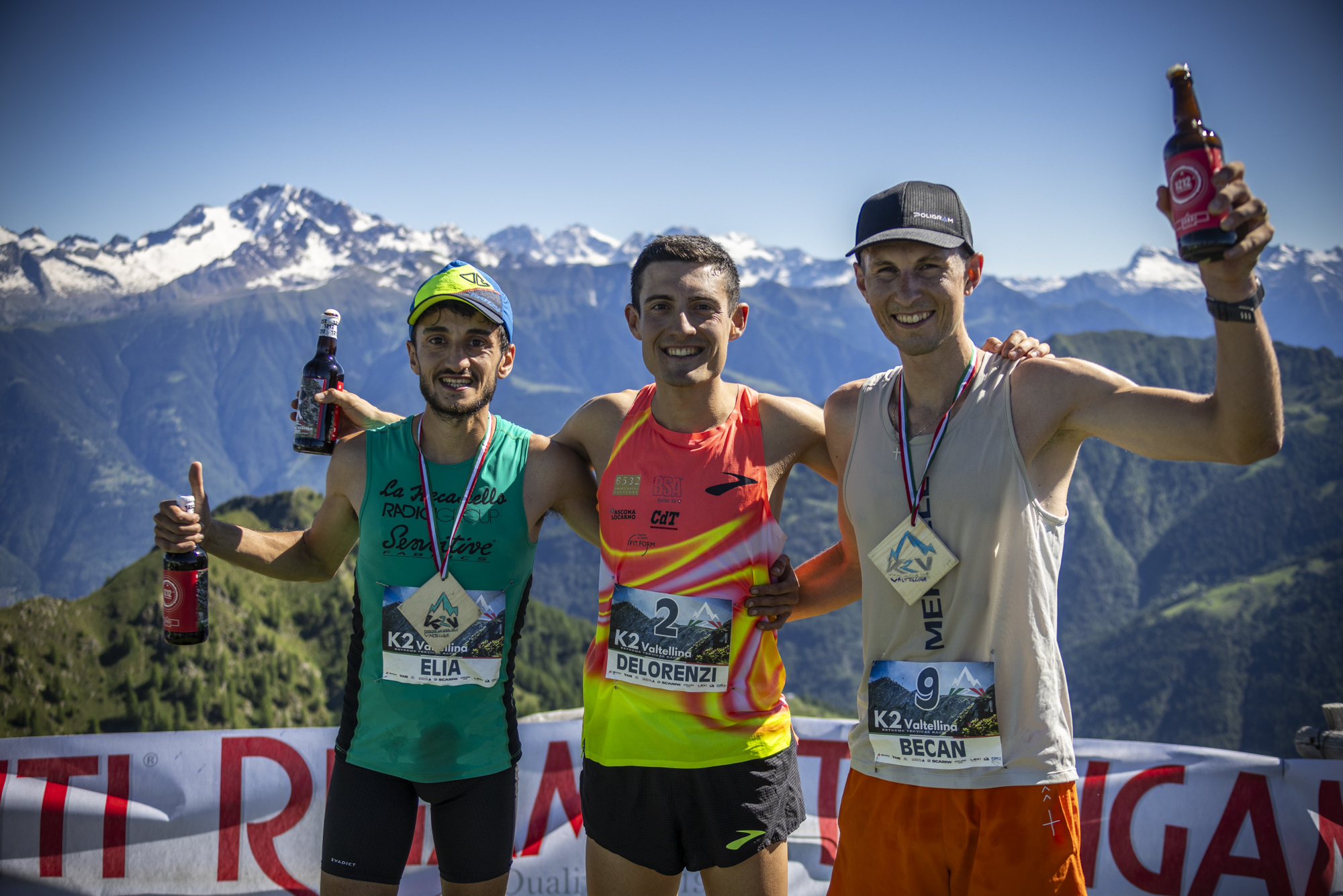 Podio Maschile K2 Valtellina 2024 - PH Francesco Bergamaschi