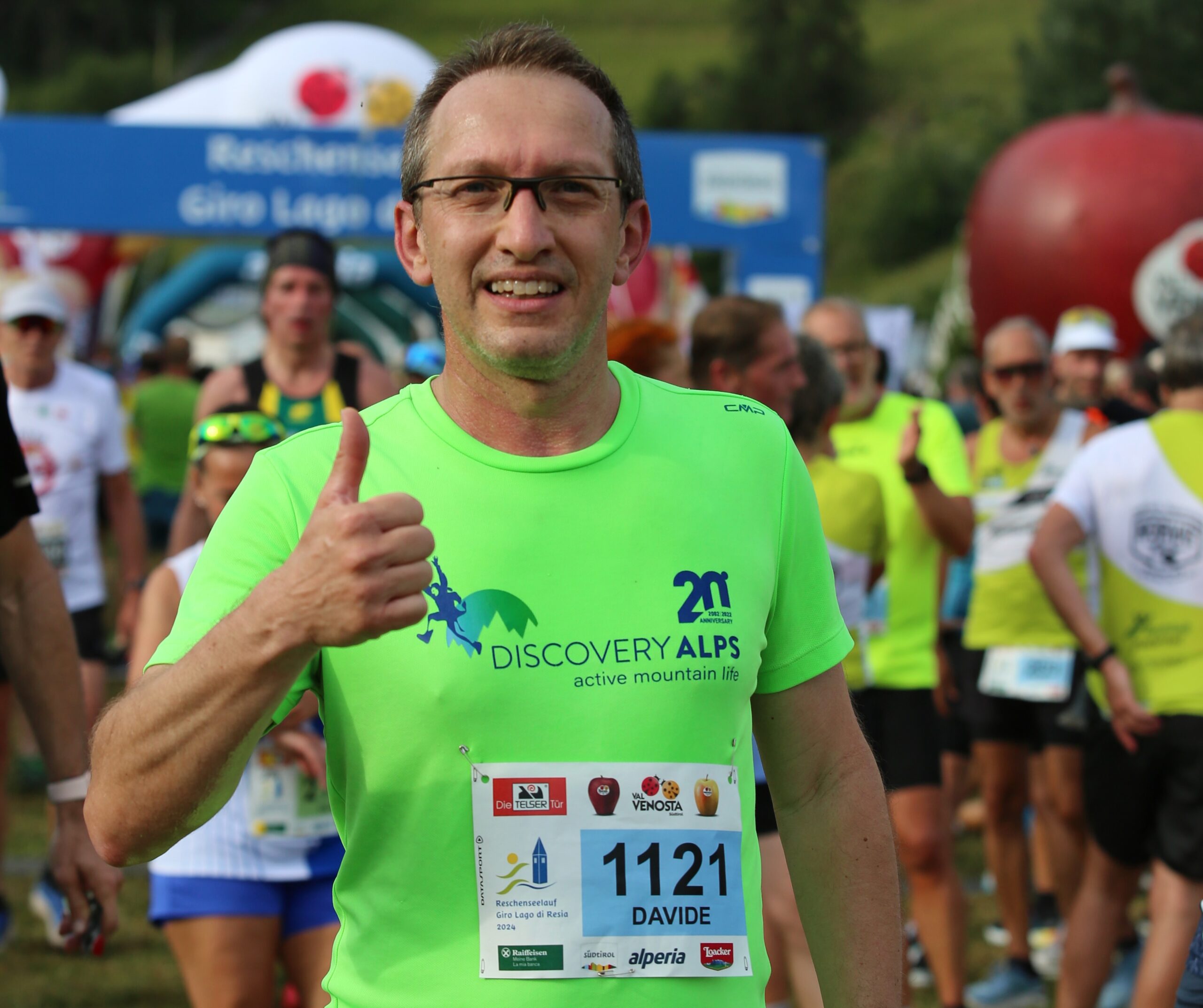 Il nostro Davide Mazza al Giro Lago Resia 2024