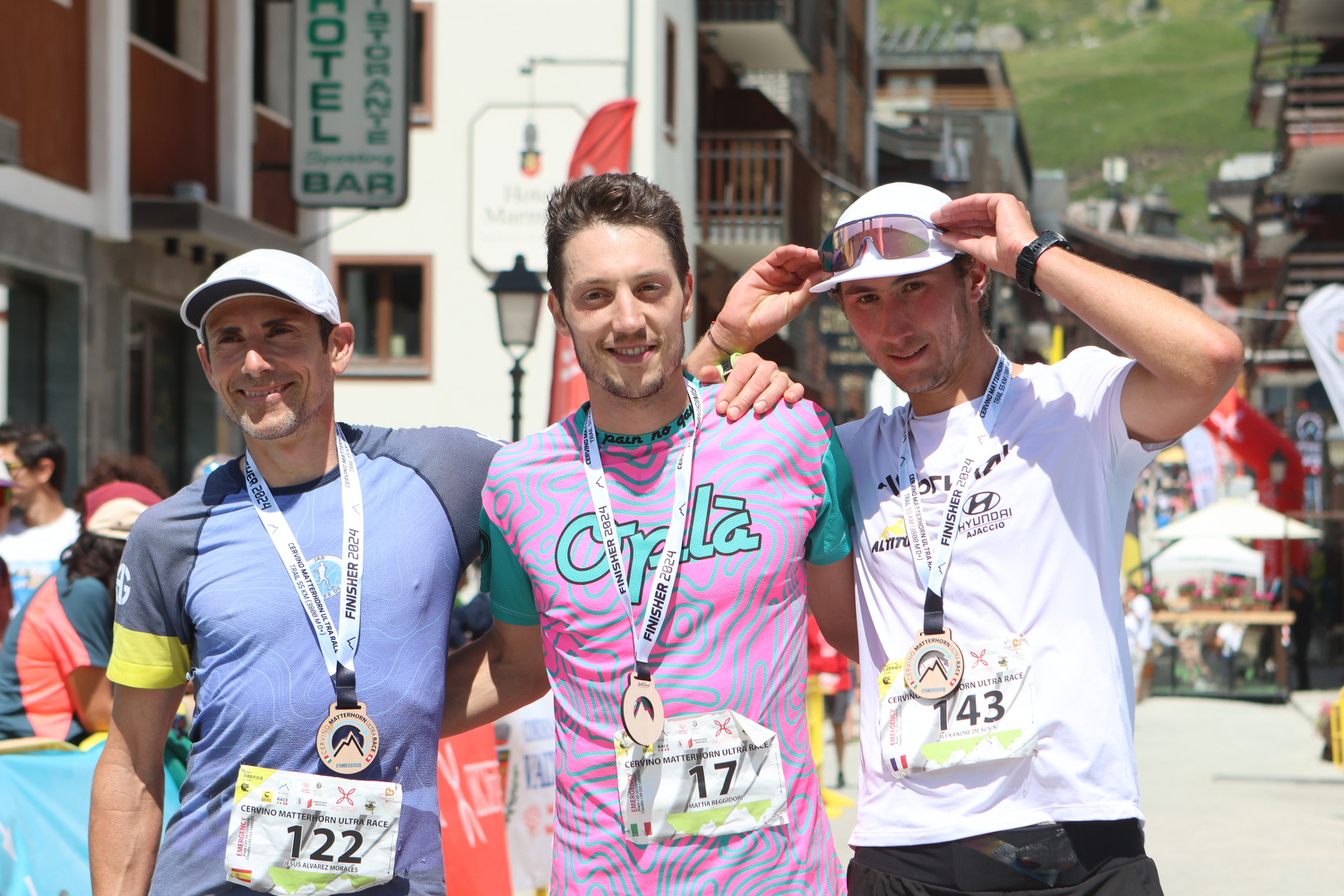 Cervino Matterhorn Ultra Race, Breuil-Cervinia (ITA), 27/07/24, Il podio maschile, photo credit: