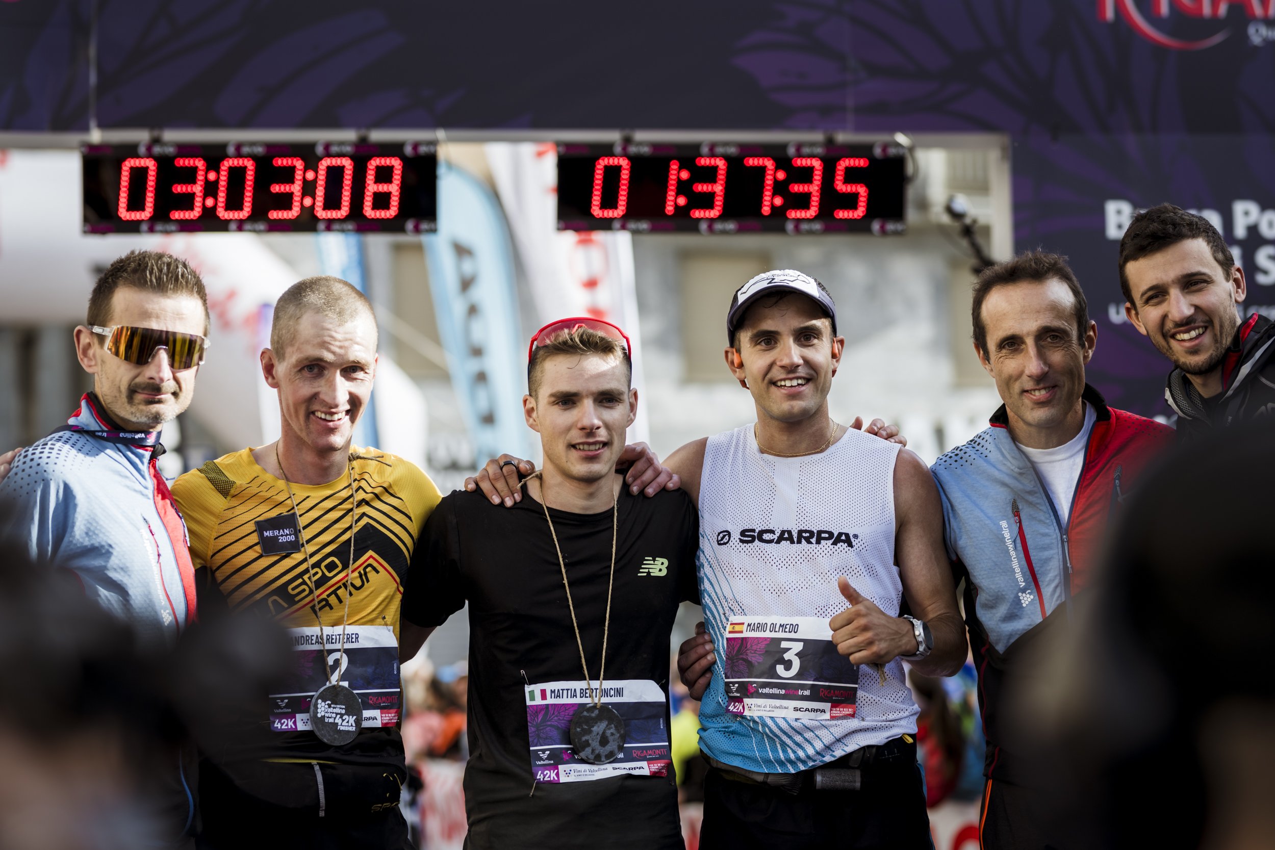 Valtellina Wine Trail 2024 42 KM: podio maschile