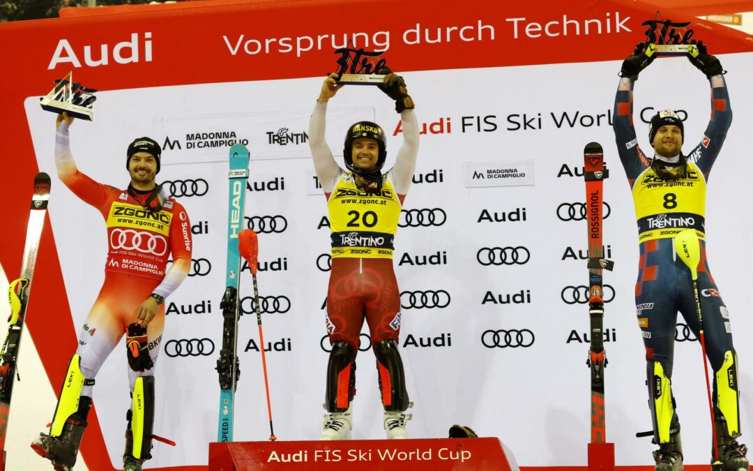 Classifica slalom maschile Madonna di Campiglio 2025