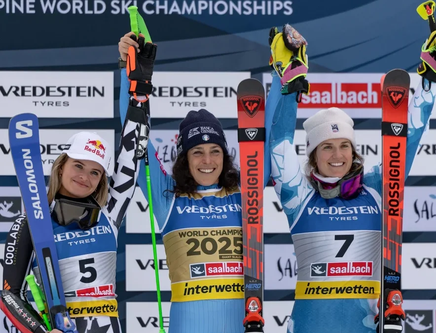 Classifica gigante femminile Saalbach 2025: Brignone conquista l’oro per l’Italia
